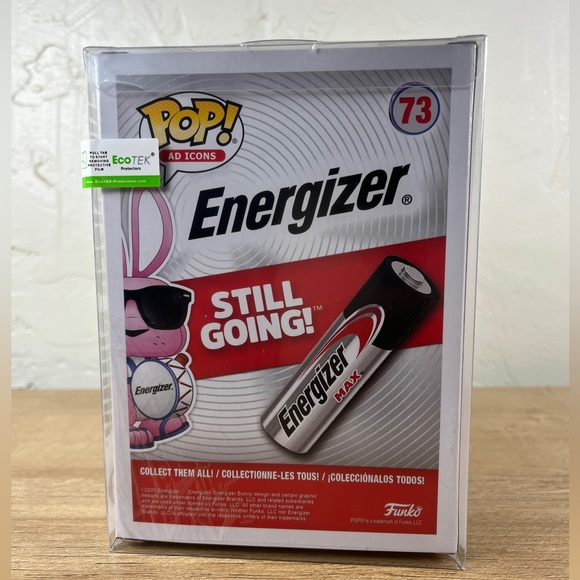 Energizer Bunny Diamond Funko Pop #73 Target Exclusive Vaulted NEAR MINT - Picture 10 of 10